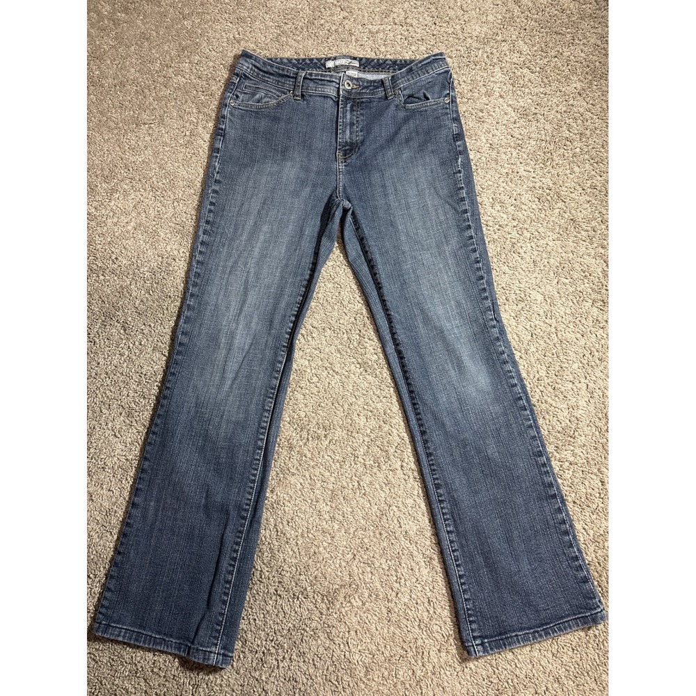 Y2K Chicos Platinum Medium Wash Straight Leg Jeans Blue Size 0.5 Regular